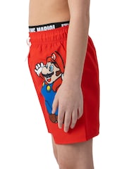 Character Red Super Mario Boys Swim Shorts - Image 10 of 11