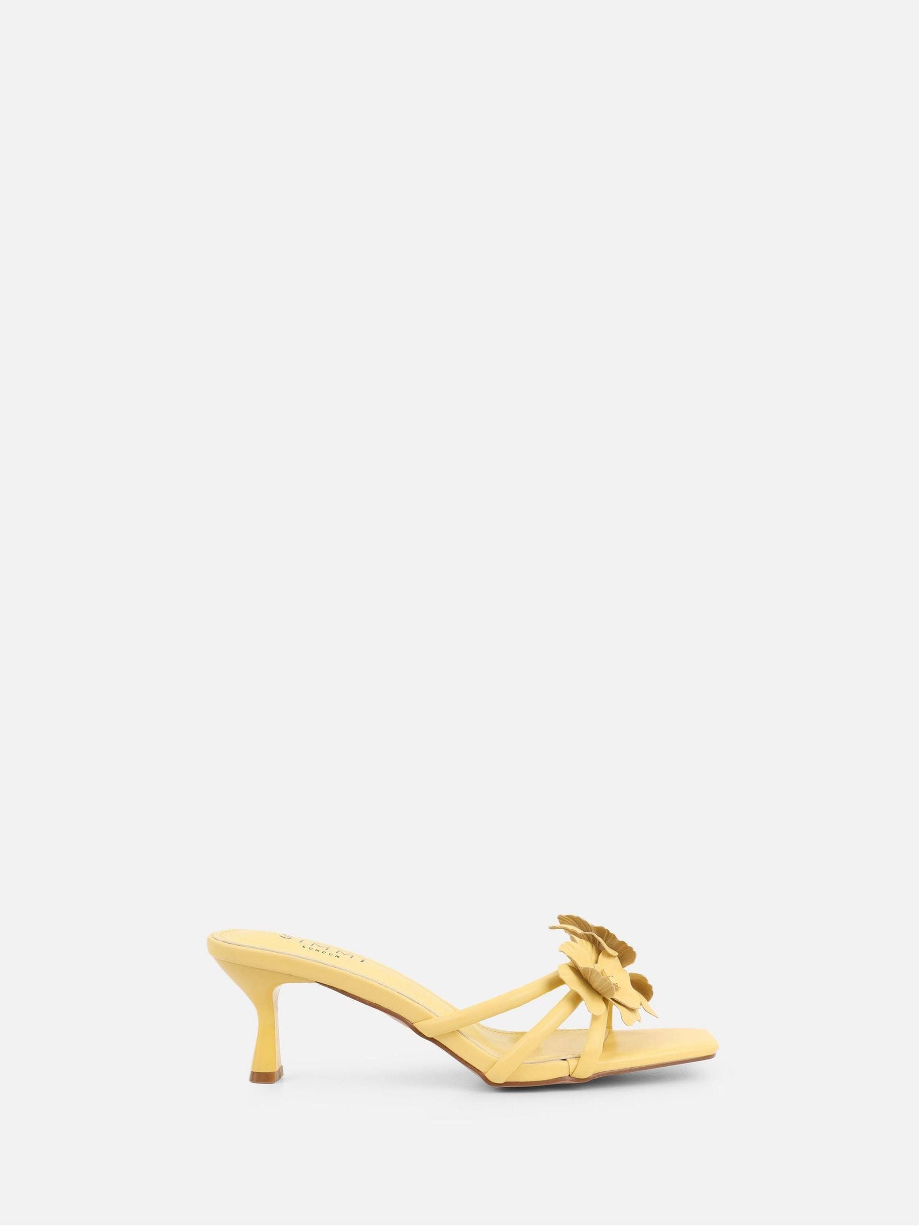Buy Simmi London Yellow Ruby Flower Detail Mules from the Next UK