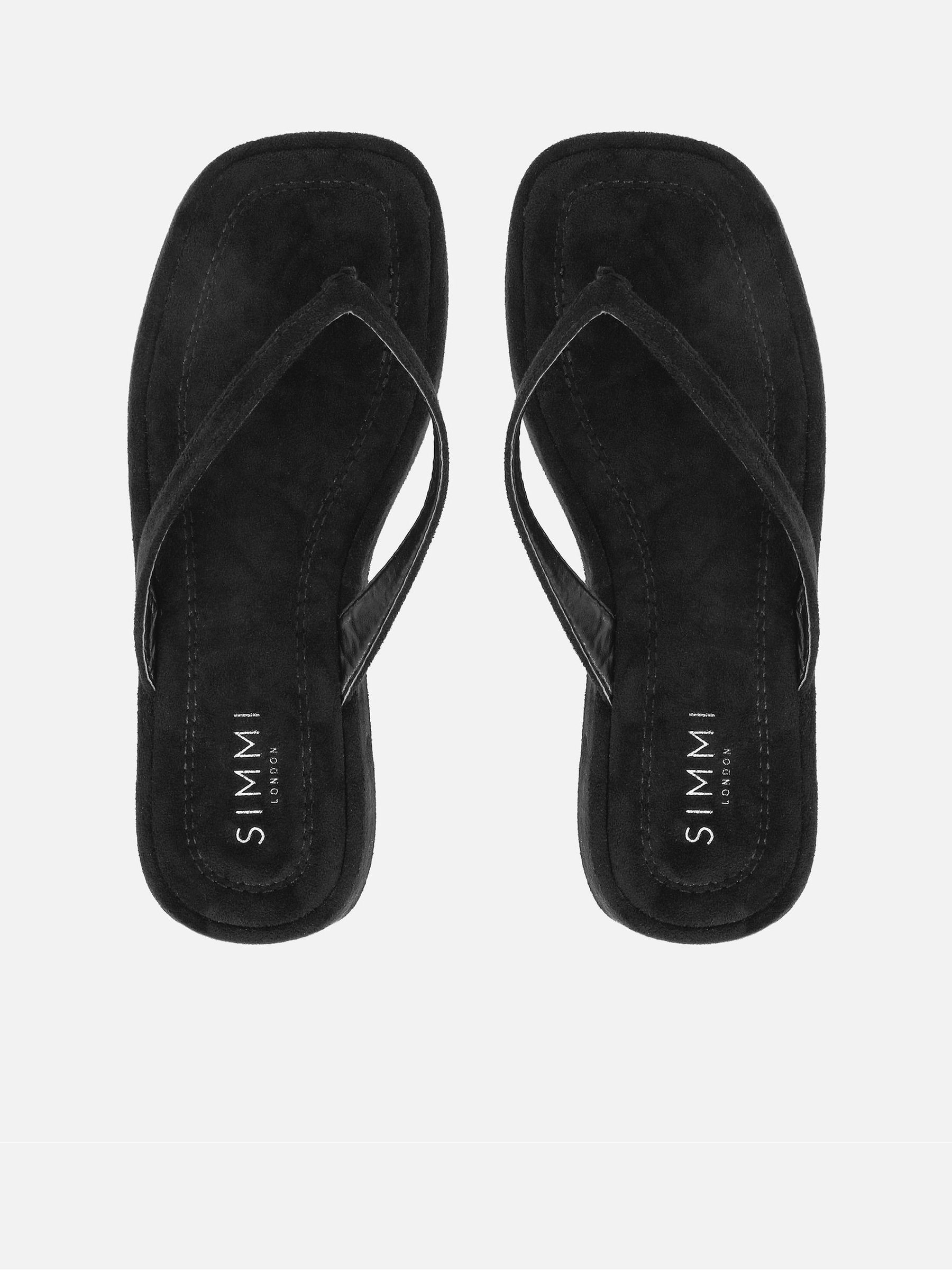 Buy Simmi London Black Kimmie Slip-On Platform Sandals from Next USA