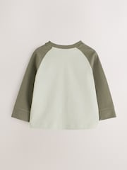 smALLSAINTS Multi Raglan Long Sleeve Tops 3 Pack - Image 3 of 7