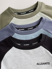 smALLSAINTS Multi Raglan Long Sleeve Tops 3 Pack - Image 6 of 7
