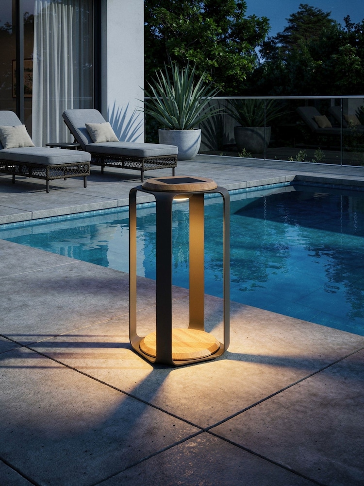 Maze Grey Selene Large Solar LED Light - Image 2 of 5 Maze Grey Selene Large Solar LED Light - Image 2 of 5