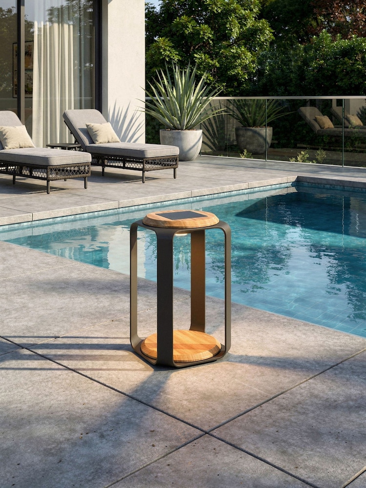 Maze Grey Selene Small Solar LED Light - Image 1 of 5 Maze Grey Selene Small Solar LED Light - Image 1 of 5