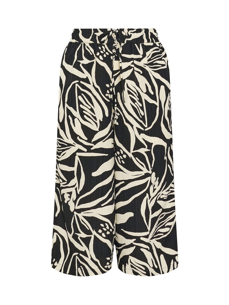 Yours Curve Black Cropped Trousers - Image 5 of 5