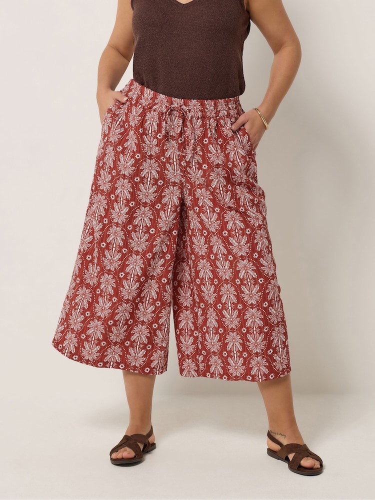 Yours Curve Cropped Trousers - Imagen 1 de 5