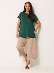 Yours Curve Brown Core T-Shirts 3 Pack - Image 2 of 6