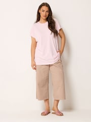 Yours Curve Brown Core T-Shirts 3 Pack - Image 4 of 6