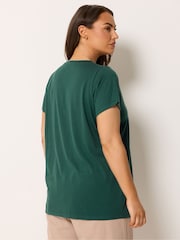 Yours Curve Brown Core T-Shirts 3 Pack - Image 5 of 6