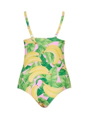 Yours Curve Green Limited Banana Swimsuit - Image 7 of 7