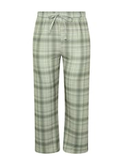 Yours Curve Grey Limited Checked Wide Leg Trousers - Image 5 of 5