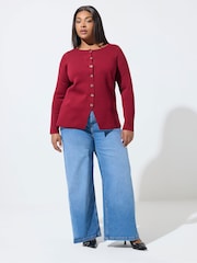 Yours Curve Limited Long Sleeve Knitted Top - Afbeelding 4 van 5