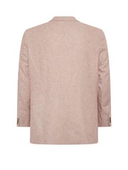 BadRhino Big & Tall Pink Linen Blend Suit Jacket - Image 7 of 7