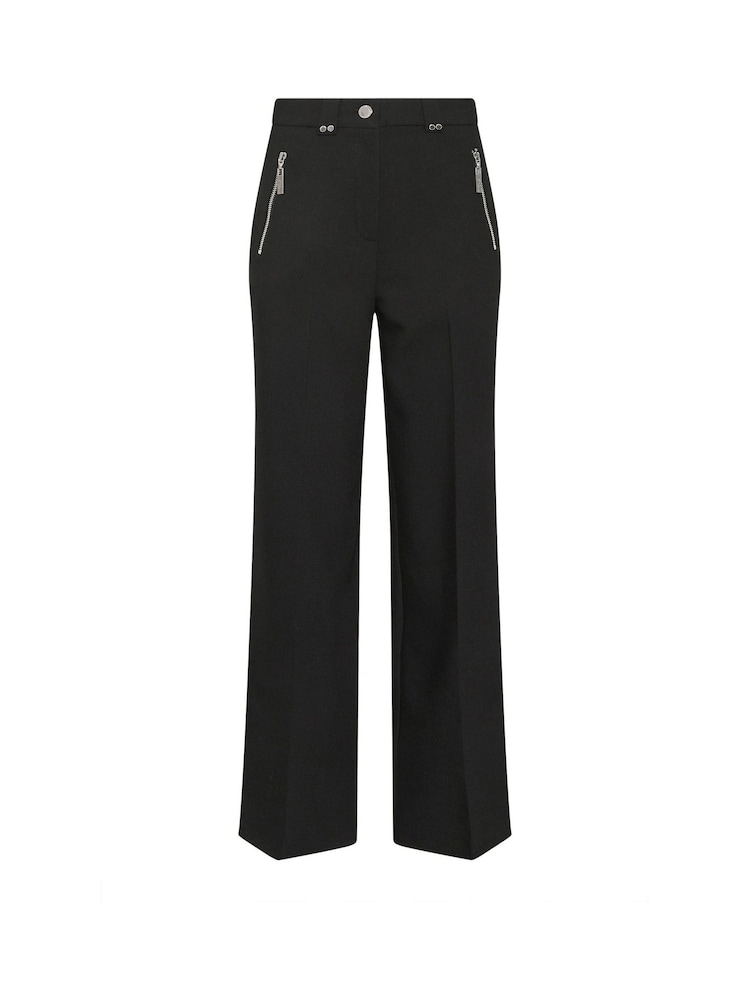 Negro - Star by Julien MacDonald Tailored Wide Leg Trousers - Imagen 5 de 5