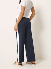 M&Co Blue Petite Colourblock Trousers - Image 3 of 5