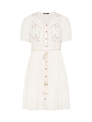 Yours Curve White Cornelli Shirt Dress - Image 5 of 5