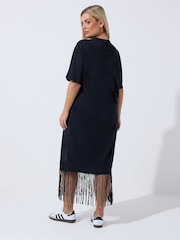 Yours Curve Limited Tassel Beach Maxi Dress - Image 3 of 5