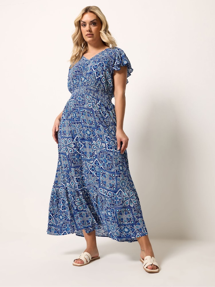 Yours Curve Crinkle Maxi Dress - Imagen 2 de 5