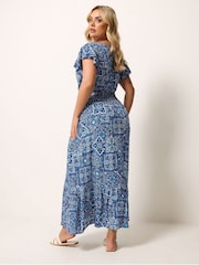 Yours Curve Crinkle Maxi Dress - Imagen 3 de 5