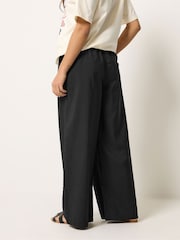 PixieGirl Petite Black Beaded Wide Leg Trousers - Image 3 of 4