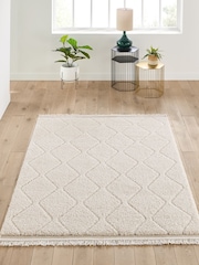 La Redoute Intérieurs Ecru Asli Berber-Style Rug - Image 1 of 4