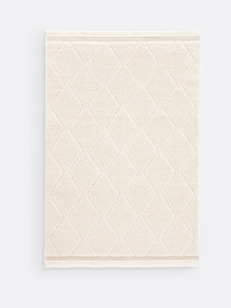 La Redoute Intérieurs Ecru Asli Berber-Style Rug - Image 2 of 4