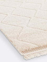 La Redoute Intérieurs Ecru Asli Berber-Style Rug - Image 4 of 4