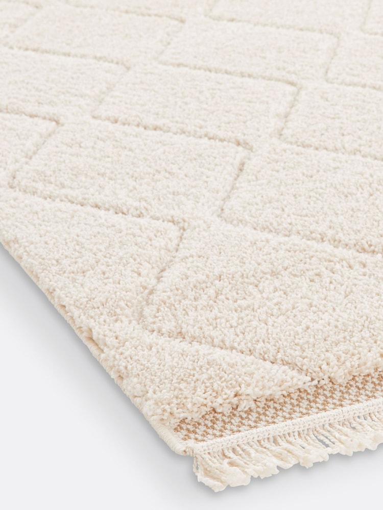 La Redoute Intérieurs Ecru Asli Berber-Style Rug - Image 4 of 4