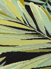 La Redoute Intérieurs Green Black Mokoa Flat Woven Indoor and Outdoor Rug - Image 5 of 5