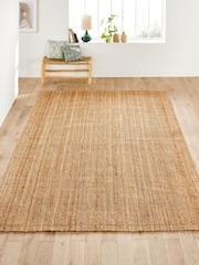 La Redoute Intérieurs Natural Aftas XL Rectangular Jute Rug - Image 1 of 4