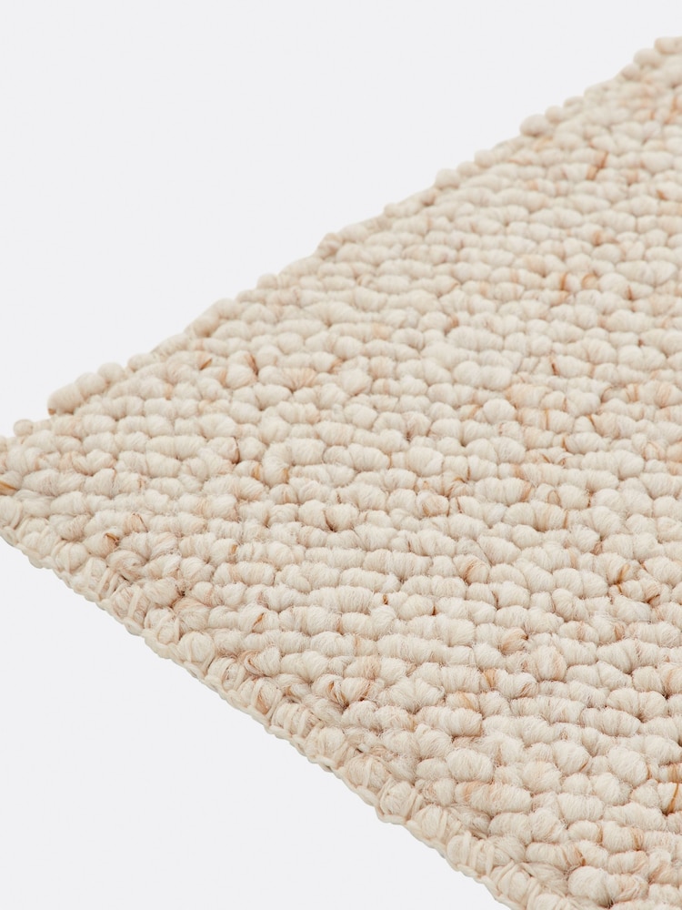 La Redoute Intérieurs Ecru Mako XL Fleece Effect Rug - Image 2 of 4