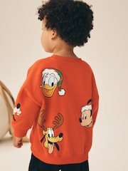 Red Mickey and Friends - رداء عُلوي رياضي بياقة بحافة مستديرة بتصميم عيد الميلاد (3 أشهر - 8 سنوات) - صورة 3 من 3