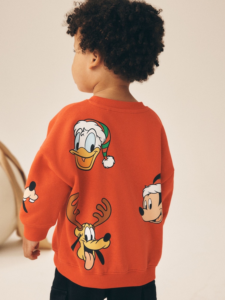 Red Mickey and Friends - رداء عُلوي رياضي بياقة بحافة مستديرة بتصميم عيد الميلاد (3 أشهر - 8 سنوات) - صورة 3 من 3 Red Mickey and Friends - رداء عُلوي رياضي بياقة بحافة مستديرة بتصميم عيد الميلاد (3 أشهر - 8 سنوات) - صورة 3 من 3