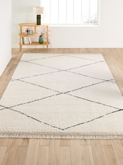 La Redoute Intérieurs Ecru Fatouh XL Berber-Style Rug - Image 1 of 4