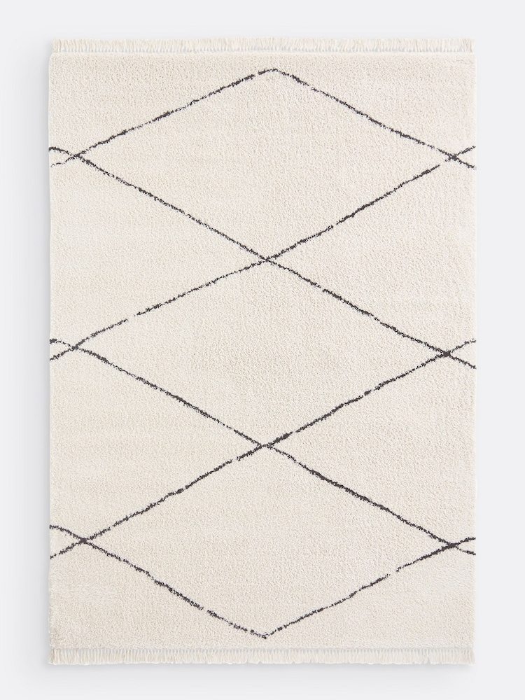 La Redoute Intérieurs Ecru Fatouh XL Berber-Style Rug - Image 2 of 4