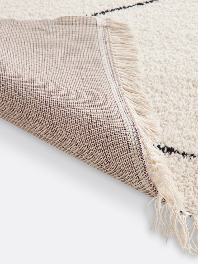 La Redoute Intérieurs Ecru Fatouh XL Berber-Style Rug - Image 4 of 4