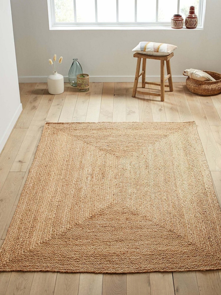 La Redoute Intérieurs Natural Aftas Rectangular Jute Rug - Image 1 of 3