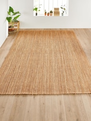 La Redoute Intérieurs Natural Aftas Square Jute Rug - Image 1 of 4