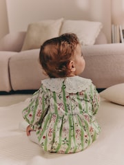 Green Christmas Baby Bubble Romper And Tights Set 2 Piece (0mths-2yrs) - Image 3 of 8