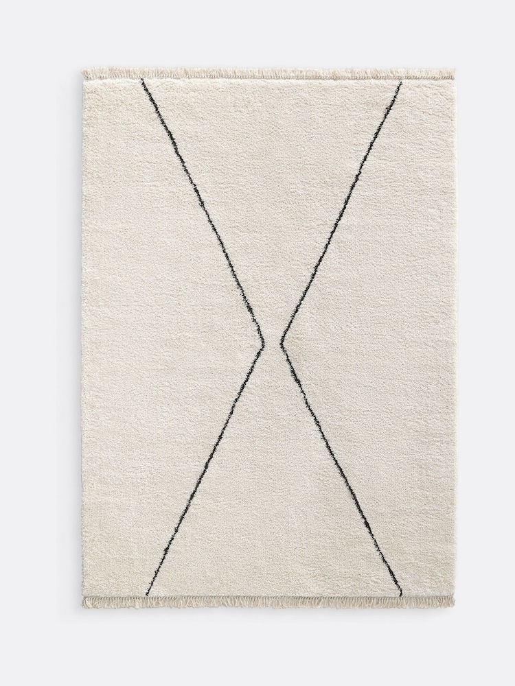 La Redoute Intérieurs Ecru Luna XL Berber Style Rug - Image 2 of 3 La Redoute Intérieurs Ecru Luna XL Berber Style Rug - Image 2 of 3