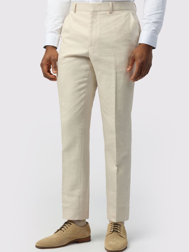 Ted Baker Tailoring Linen Cotton Trousers - 圖片 1/2
