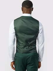Ted Baker Tailoring Green Twill Waistcoat - Image 2 of 3