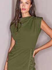 Lipsy Lace Trim Wrap Skirt Mini Dress - Immagine 3 di 5