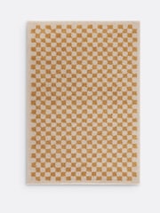La Redoute Intérieurs Yellow Eras Checkerboard Rug - Image 2 of 4
