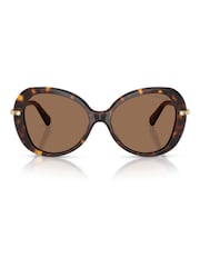 Swarovski Brown 0Sk6059 Butterfly Sunglasses - Image 3 of 5