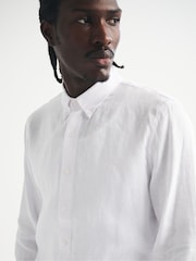 Abercrombie & Fitch Collind Linen Shirt - Bild 5 von 6