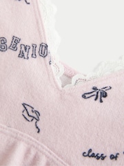 Hollister Pink Cosy Lace Babydoll Pyjamas Top - Image 5 of 5