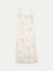 Hollister White Crepe Slip Maxi Dress - Image 3 of 3