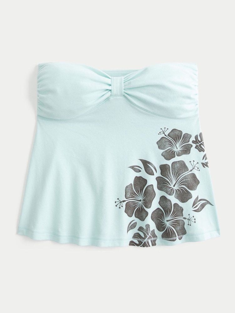 Hollister Blue Babydoll Top - Image 3 of 3