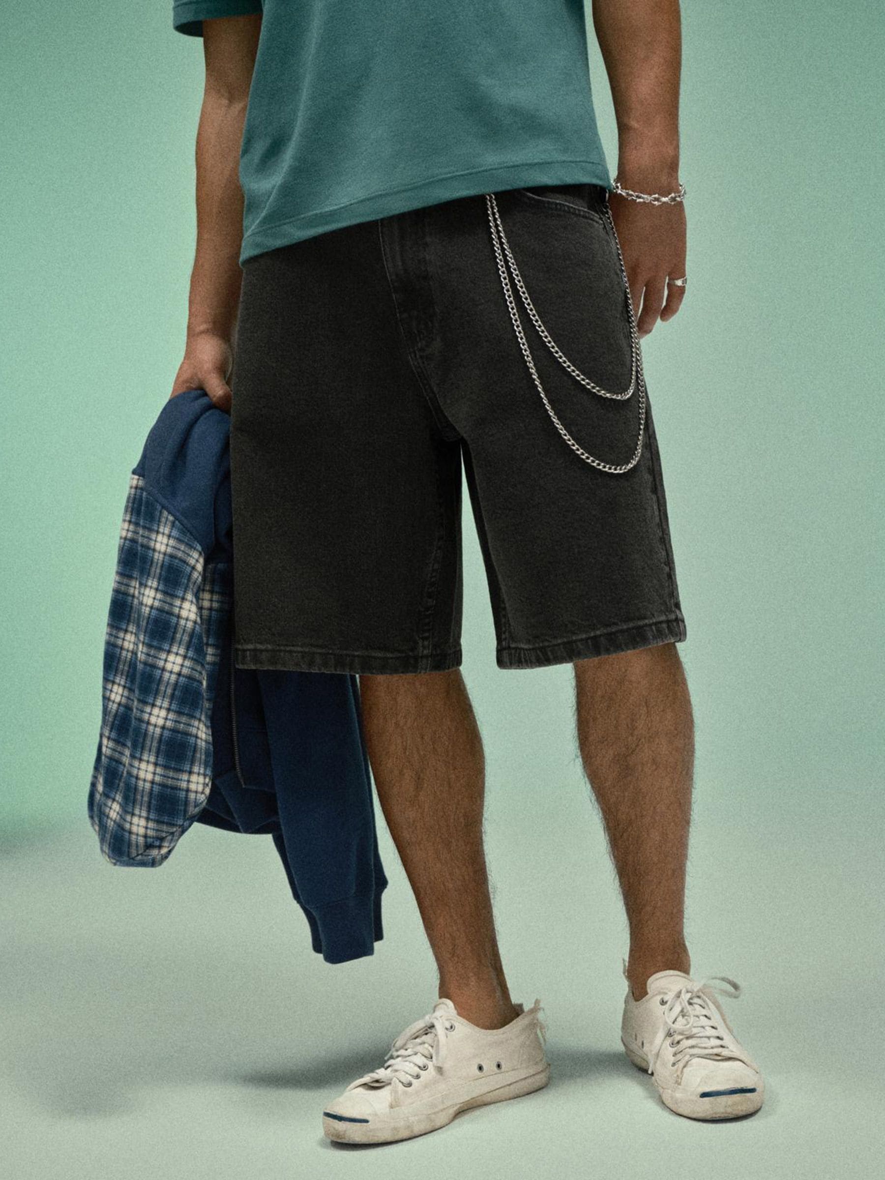 Buy Hollister Black Baggy Shorts from Next USA