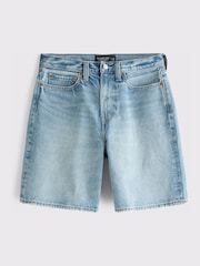 Abercrombie & Fitch Blue Baggy Jorts - Image 1 of 2